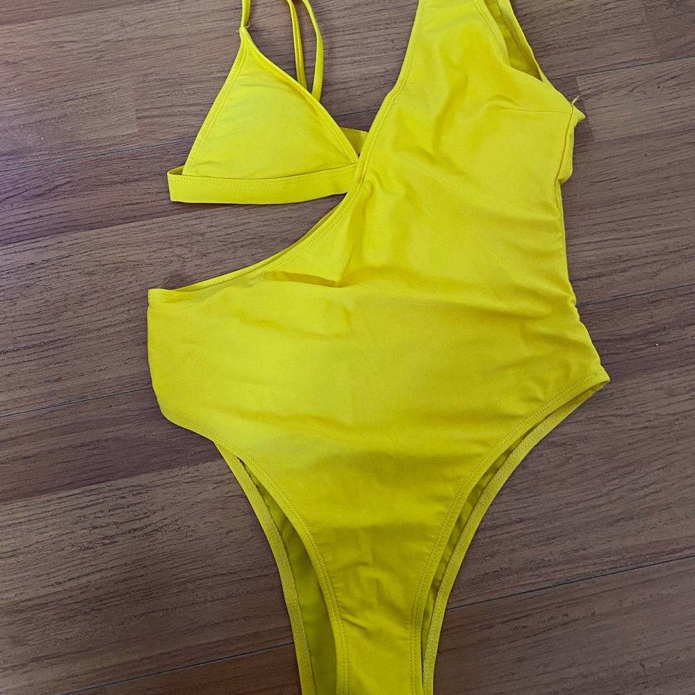 Yellow Matte Collection one piece